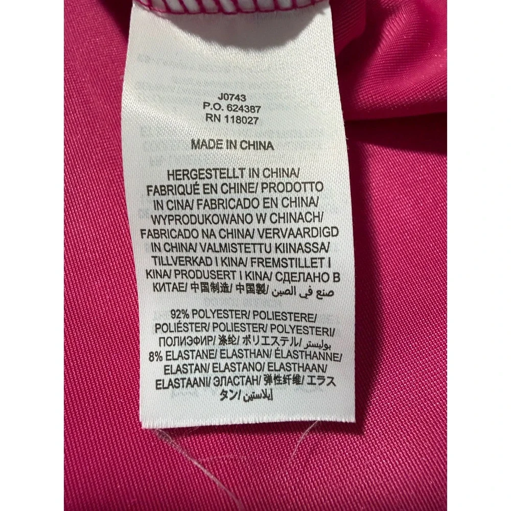 Boden Pink Velvet Puff Short Sleeve Crew Neck Top US 8 UK 12